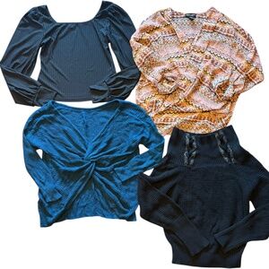 Bundle 4 Long Sleeve (Medium/Large) Free Shipping!